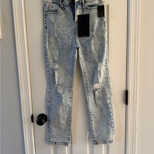 Kendall & Kylie Light Blue Distressed Jeans